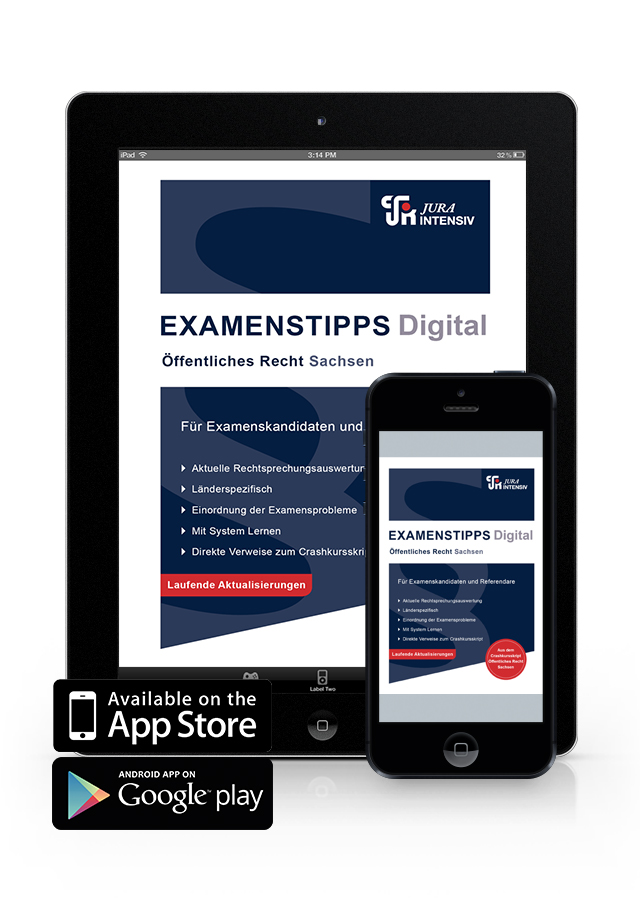 Examenstipps Digital Öffentliches Recht - Sachsen