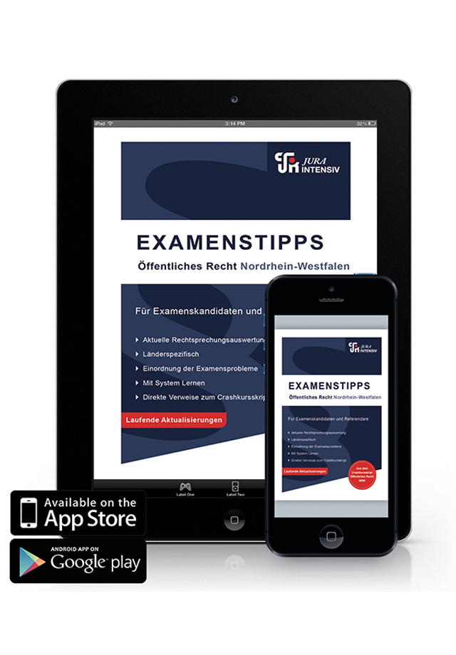 Examenstipps Digital Öffentliches Recht - NRW