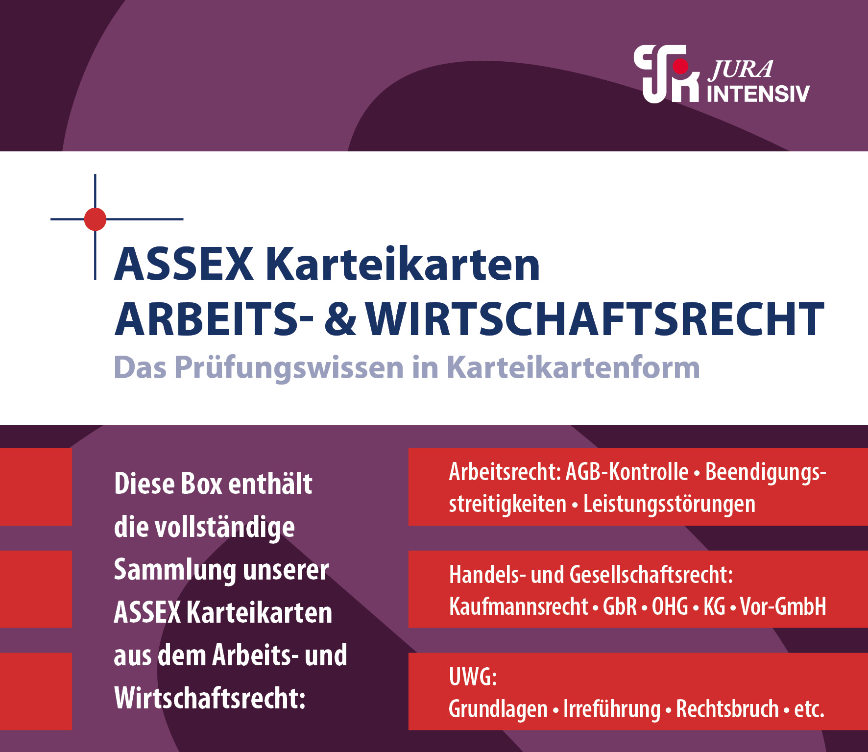 ASSEX Karteikarten Arbeits- & Wirtschaftsrecht, 6. Auflage