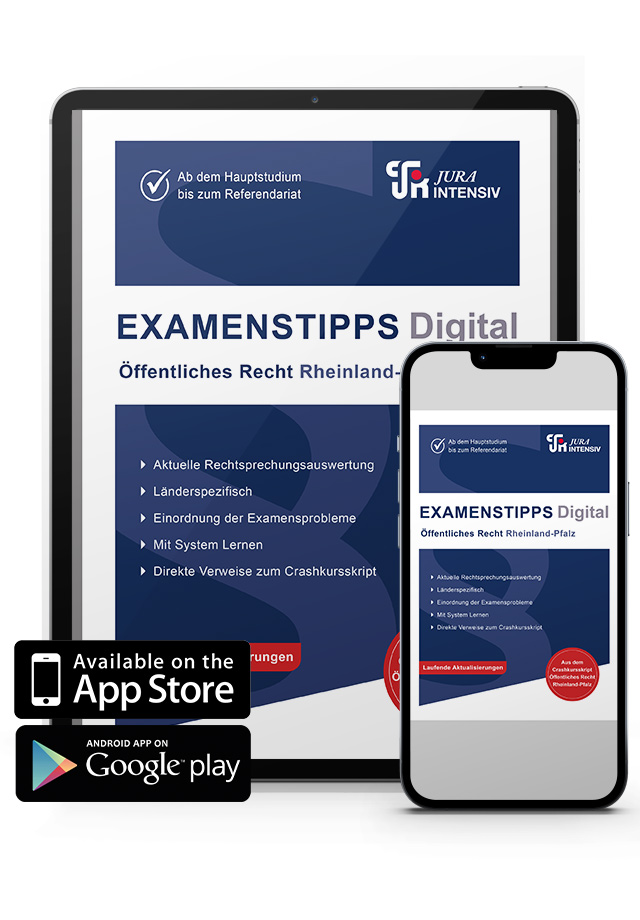 Examenstipps Digital Öffentliches Recht - Rheinland-Pfalz
