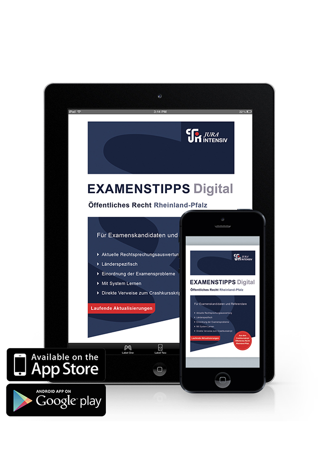 Examenstipps Digital Öffentliches Recht - Rheinland-Pfalz