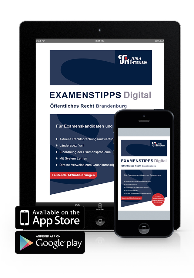 Examenstipps Digital Öffentliches Recht - Brandenburg