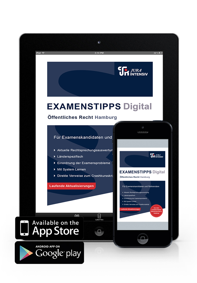 Examenstipps Digital Öffentliches Recht - Hamburg
