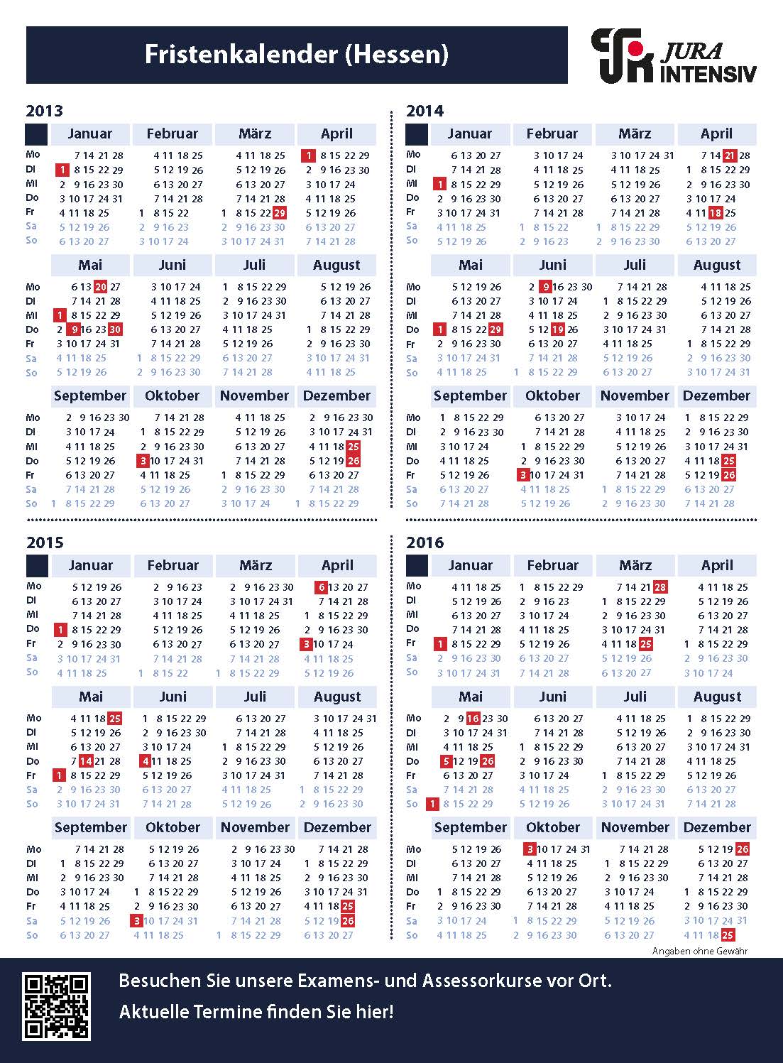Fristenkalender