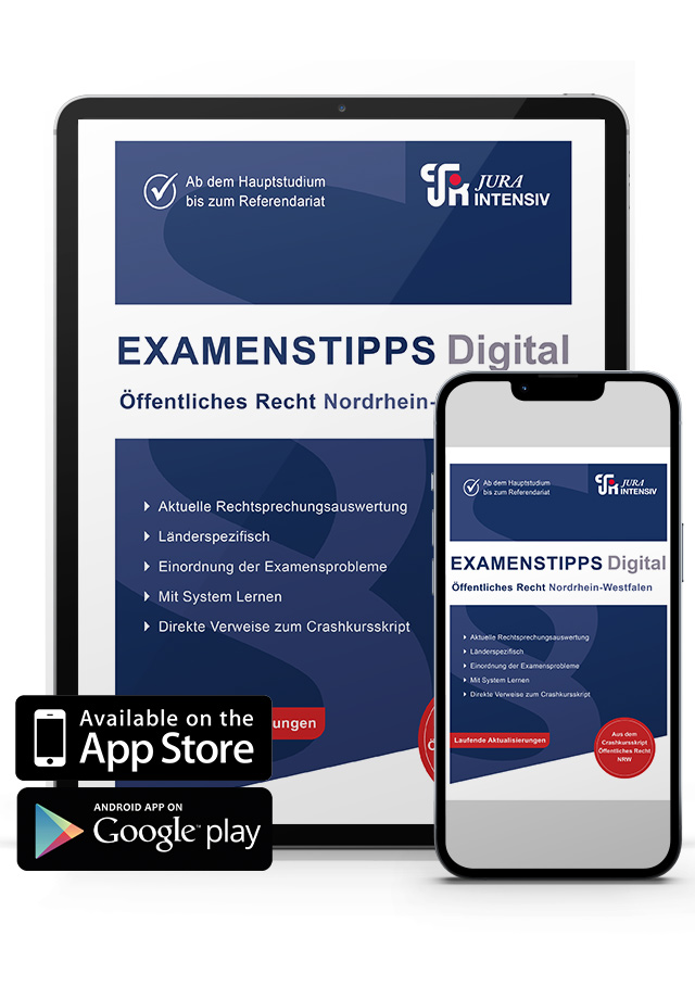 Examenstipps Digital Öffentliches Recht - Nordrhein-Westfalen