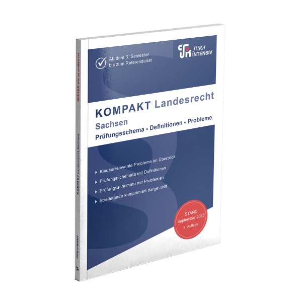 KOMPAKT Landesrecht - Sachsen, 4. Auflage
