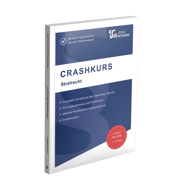 CRASHKURS Strafrecht, 12. Auflage