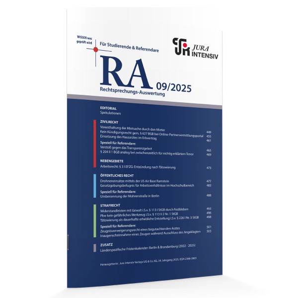 RA Printausgabe 09/2025